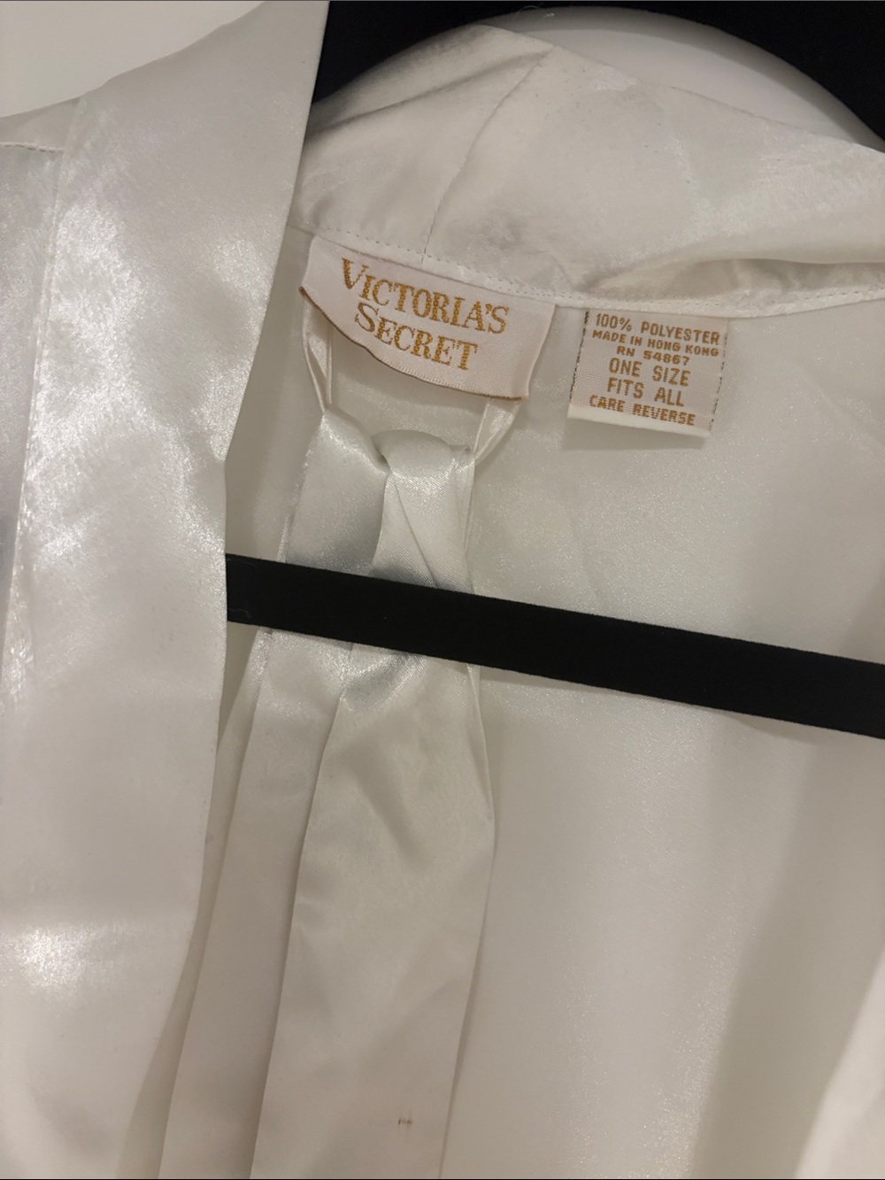 Vintage Gold Label Victoria Secret Short Silky Robe
